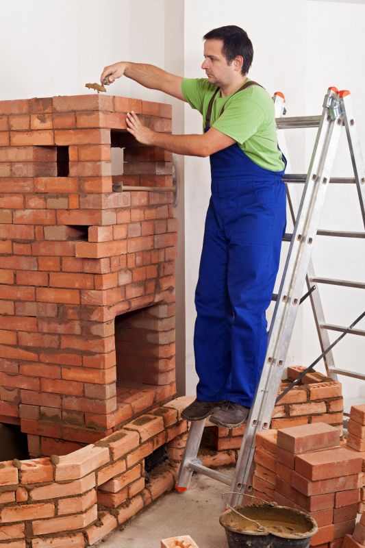 Brick Pillar Installation in Medina, OH
